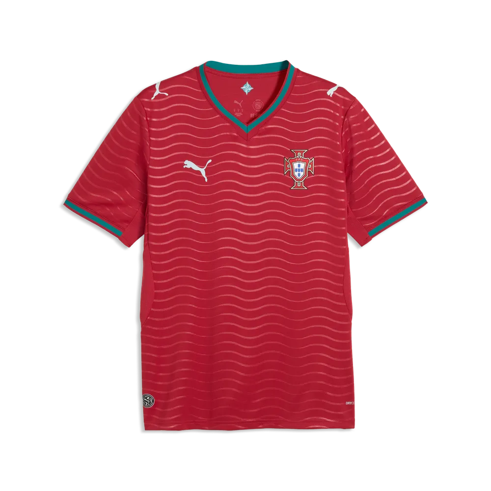 Portugal Herrenfußballshirt Home 2026, Heimtrikot für die WM 2026 mit dryCELL und Teamdesign - machsport