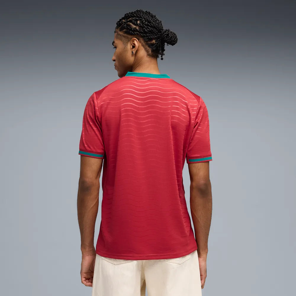 Portugal Herrenfußballshirt Home 2026, Heimtrikot für die WM 2026 mit dryCELL und Teamdesign - machsport – Bild 