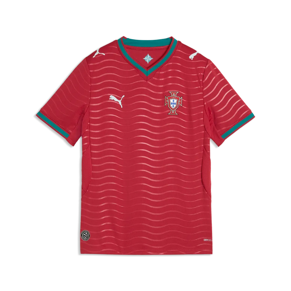 Portugal Kinderfußballshirt Home 2026, Heimtrikot mit DryCELL für junge Portugal Fans - machsport