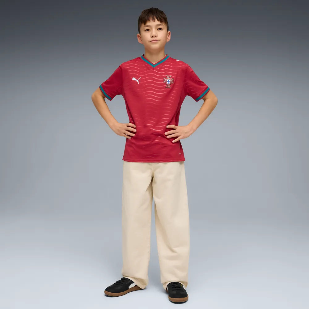 Portugal Kinderfußballshirt Home 2026, Heimtrikot mit DryCELL für junge Portugal Fans - machsport – Bild 