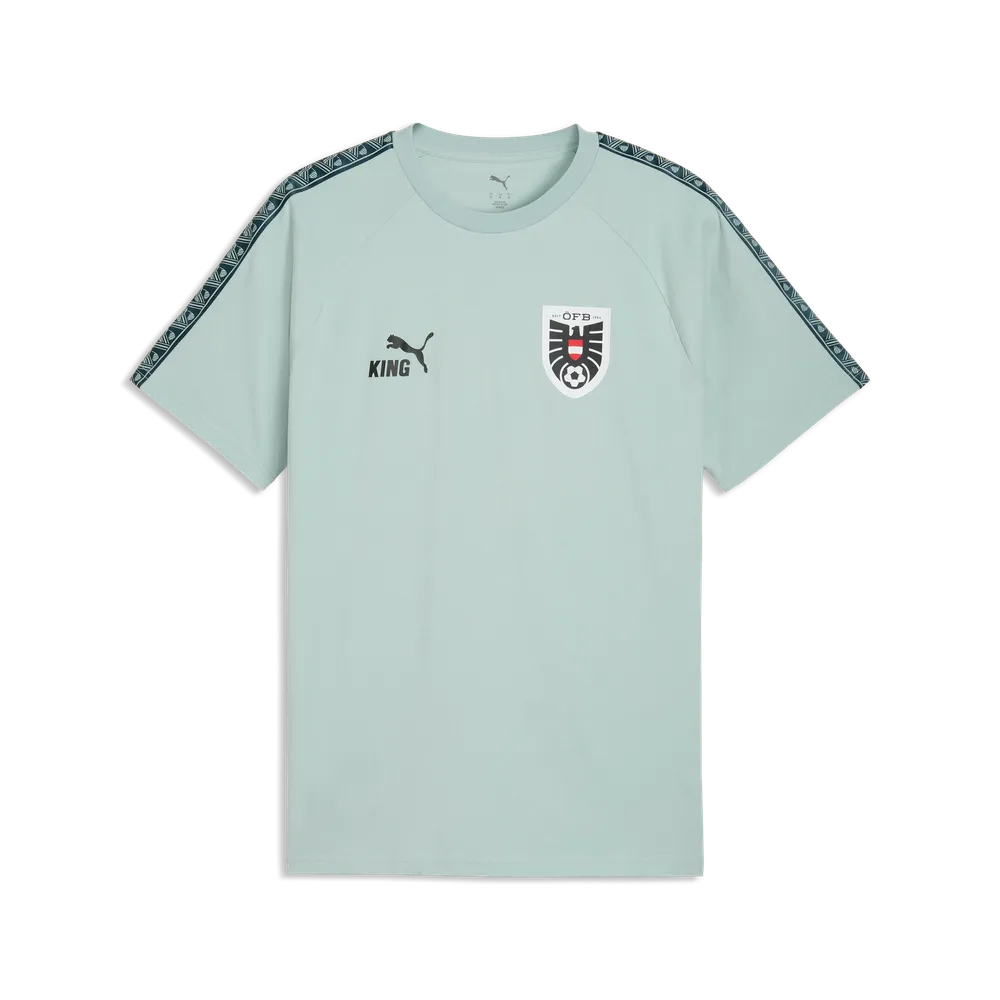 Österreich ÖFB Herrenfußballshirt King Tee, Modern Mint-Puma Black
