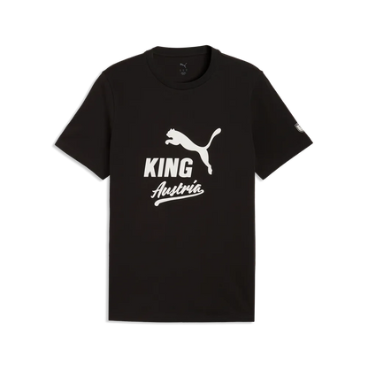 Österreich ÖFB Herrenfußballshirt King Logo Tee, Black/White