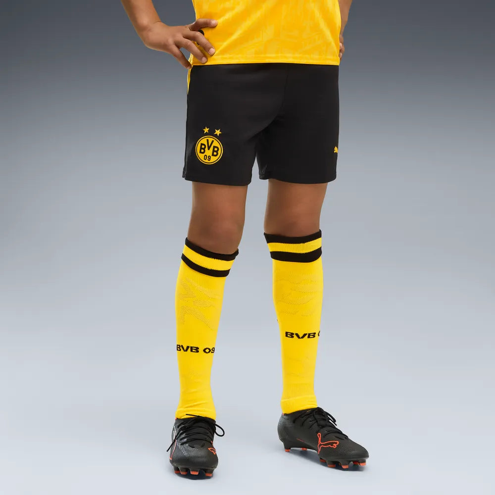 BVB Kinderfußballhose Replica 2026/2027, Borussia Dortmund Shorts mit dryCELL für junge Fans - machsport