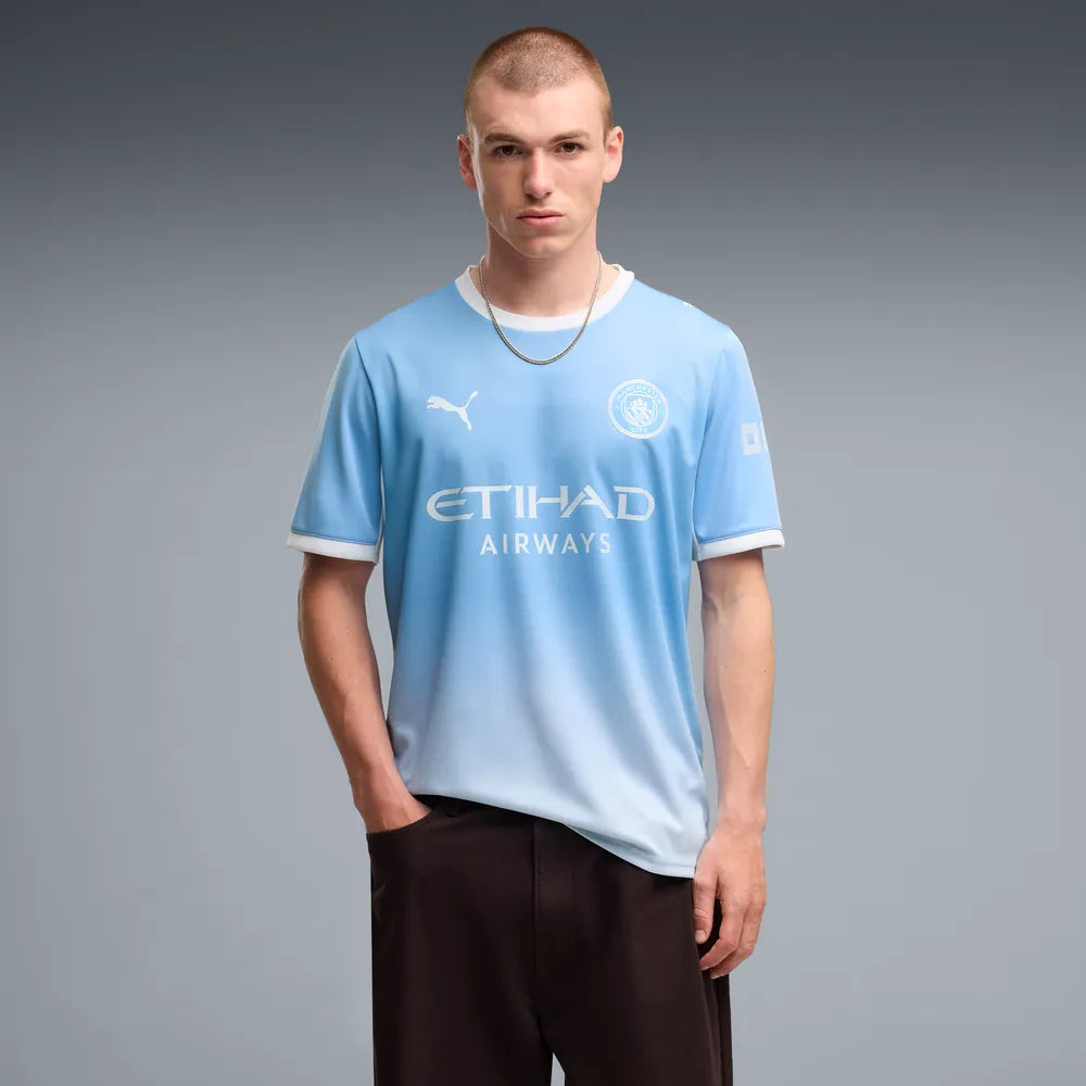 Manchester City Herrenfußballshirt Home Jersey, Heimtrikot mit dryCELL für Spiel, Training und Fanmomente - machsport – Bild 