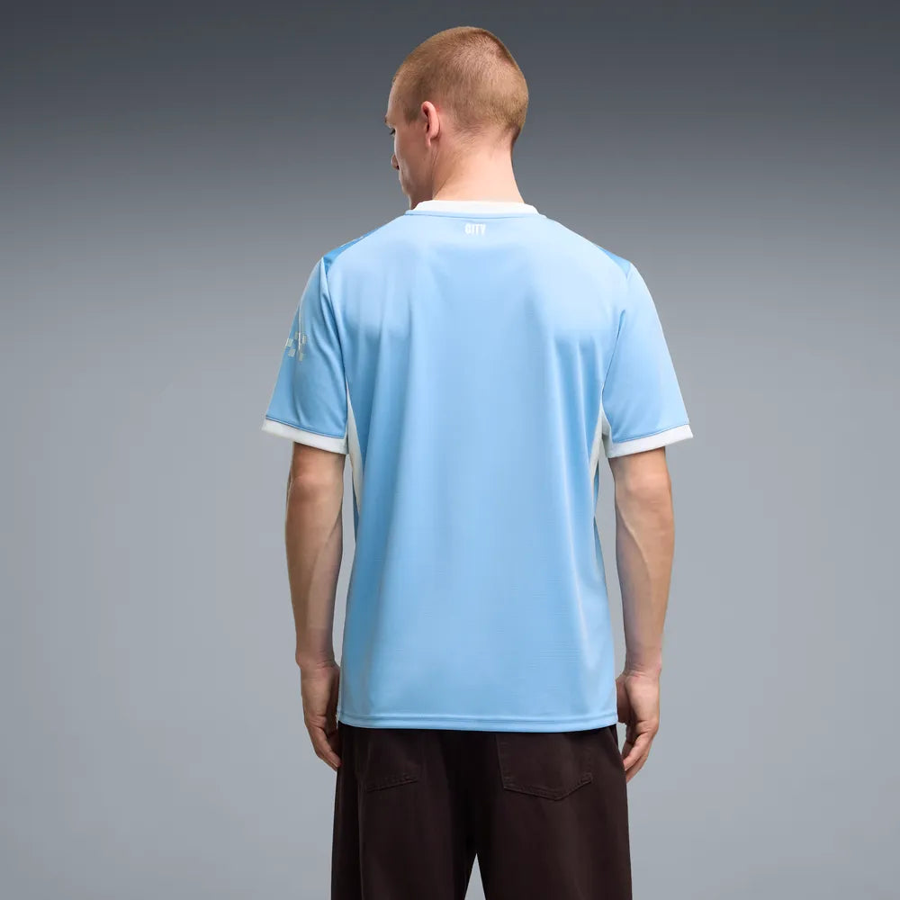 Manchester City Herrenfußballshirt Home Jersey, Heimtrikot mit dryCELL für Spiel, Training und Fanmomente - machsport – Bild 