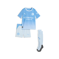 Manchester City Home Minikit, Mini Fußballset mit dryCELL für junge Fans - machsport