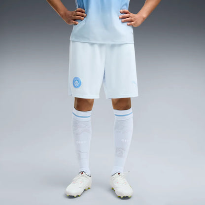 Manchester City Herrenfußballhose Replica, Fußballshorts mit dryCELL für Training und Fanmomente - machsport