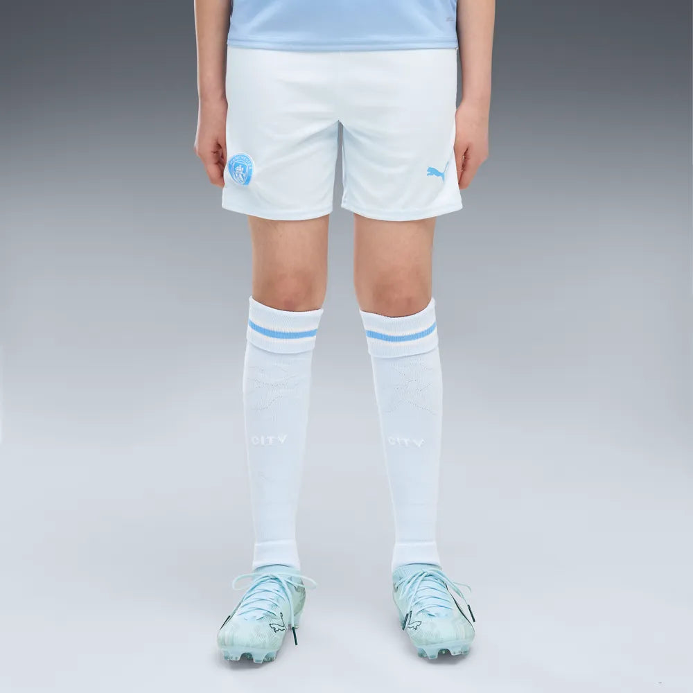 Manchester City Kinderfußballhose Replica, Fußballshorts mit dryCELL für junge Fans - machsport