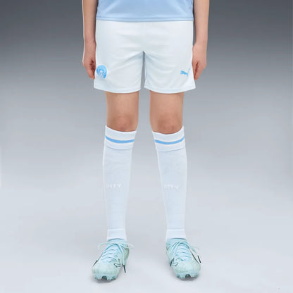 Manchester City Kinderfußballhose Replica, Fußballshorts mit dryCELL für junge Fans - machsport