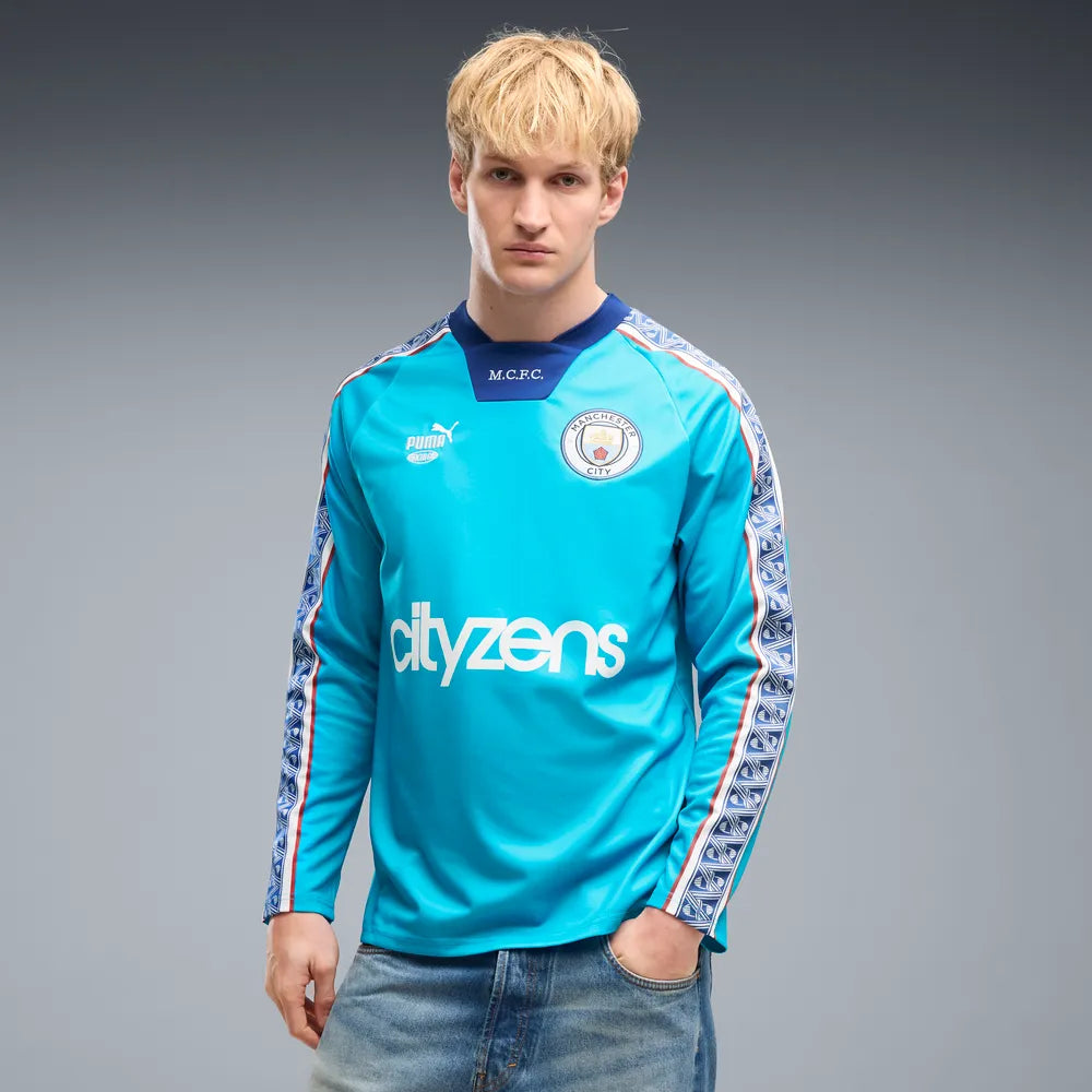 Manchester City Herrenfußballshirt King Jersey LS – Bild 