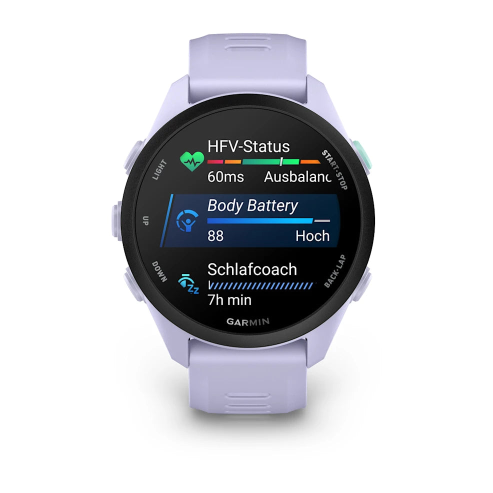 Garmin Forerunner 70, Cool Lavender mit Schnellwechsel-Armband 20 mm Silikon – Bild 