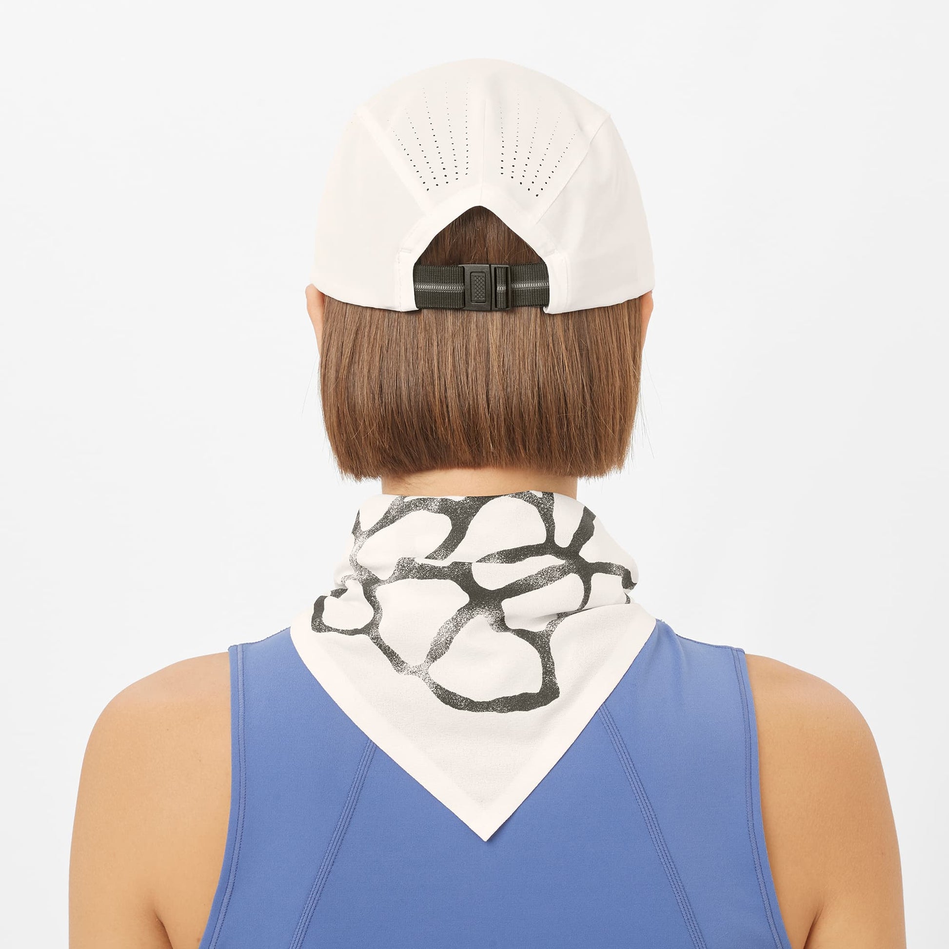 Salomon Cap Shakeout, leichte Laufkappe für Running und Alltag mit Atmun, whisper white - machsport – Bild 