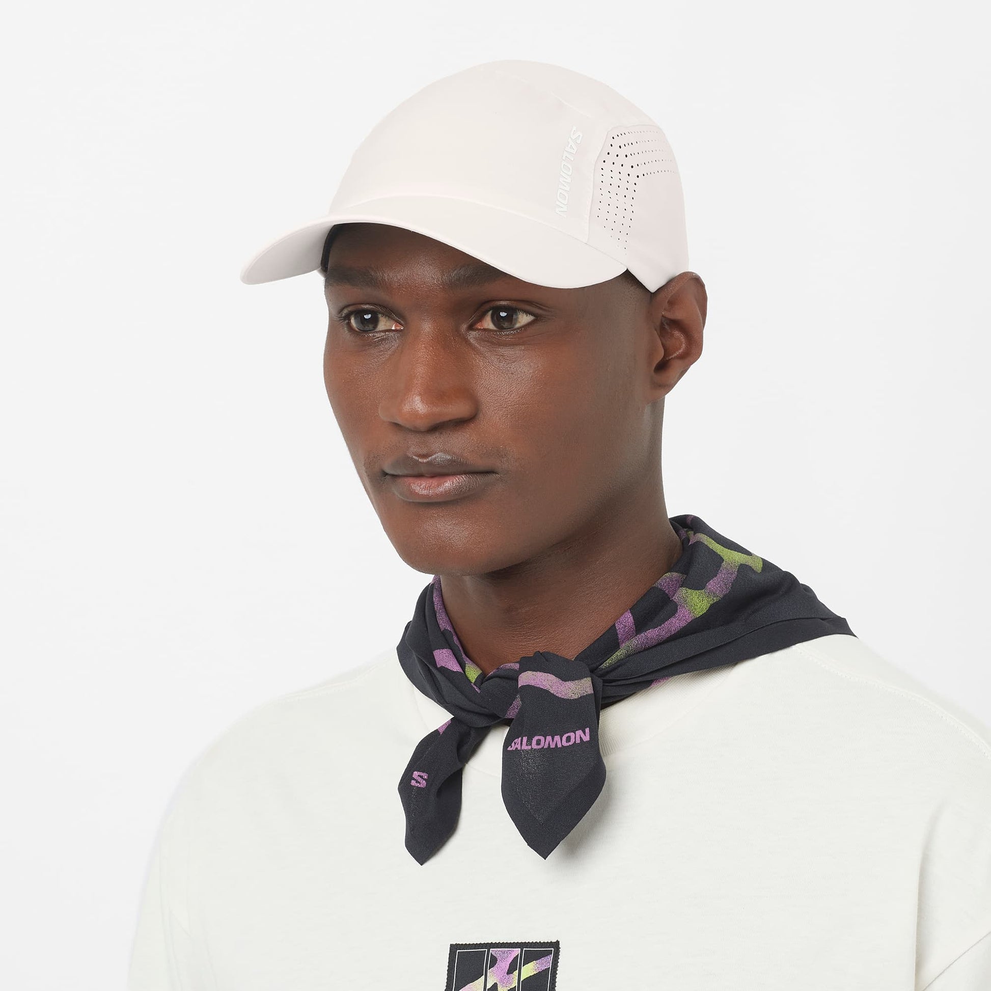 Salomon Cap Shakeout, leichte Laufkappe für Running und Alltag mit Atmun, whisper white - machsport – Bild 