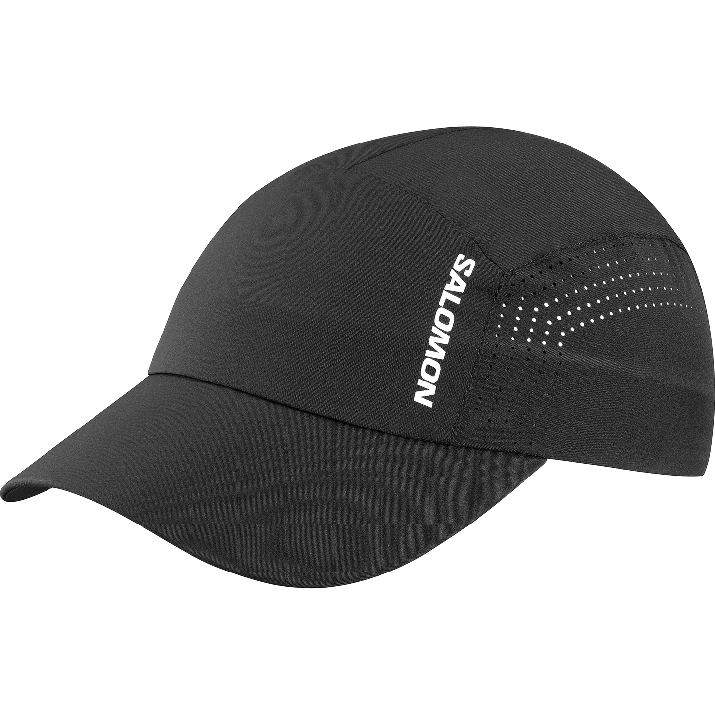 Salomon Cap Shakeout, leichte Laufkappe für Running und Alltag mit Atmungsaktivität und schnelltrocknendem Komfort, deep black - machsport