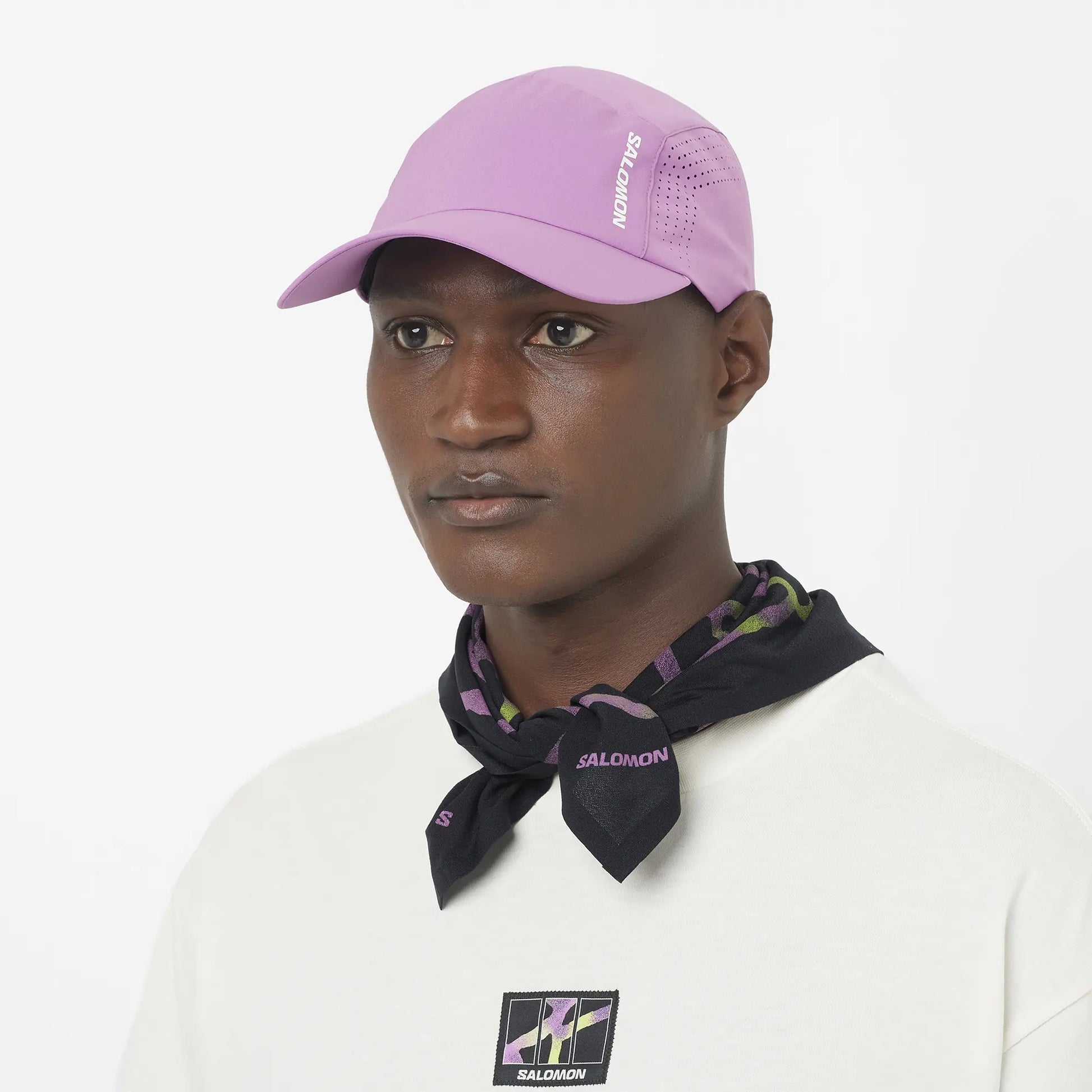 Salomon Cap Shakeout, leichte Laufkappe für Running und Alltag mit Atmungsaktivität und schnelltrocknendem Komfort, iris orchid - machsport – Bild 