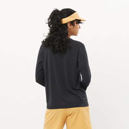Salomon Damenlangarmshirt SHKout Core LS Tee - machsport