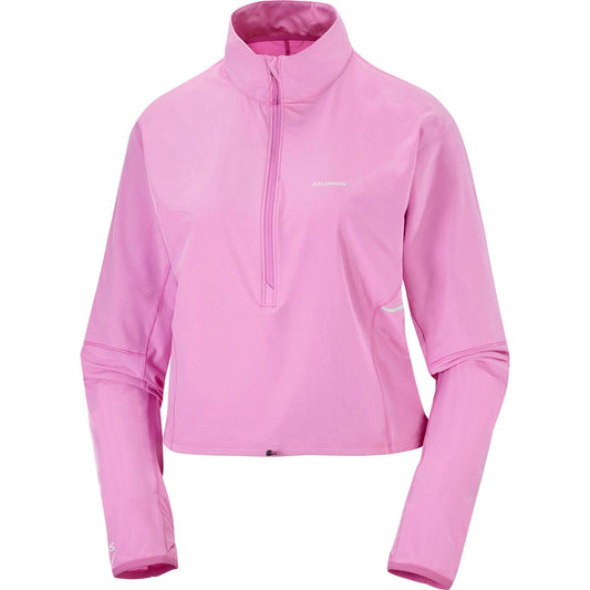 Salomon Damenshirt Sense Aero Hybrid CP PLVR W – rosa / XS