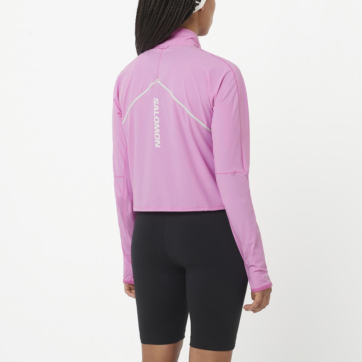 Salomon Damenshirt Sense Aero Hybrid CP PLVR W - machsport