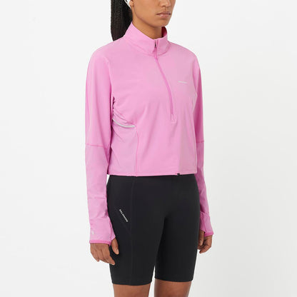 Salomon Damenshirt Sense Aero Hybrid CP PLVR W - machsport