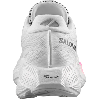 Salomon Damenlaufschuhe Aero Glide 4, Straßenlaufschuhe für tägliches Trainin, white/white - machsport
