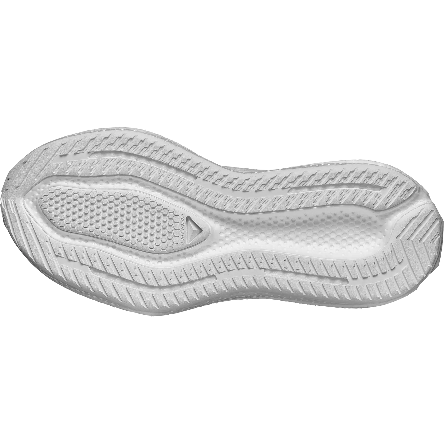 Salomon Damenlaufschuhe Aero Glide 4, Straßenlaufschuhe für tägliches Trainin, white/white - machsport