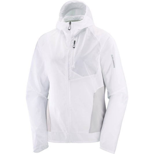 Salomon Damenlaufjacke Bonatti Cross Wind W – weiß / 40