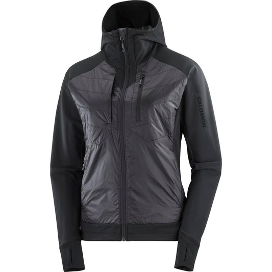 Salomon Damenlaufjacke Elixir Hybrid HD Insul – schwarz / 34
