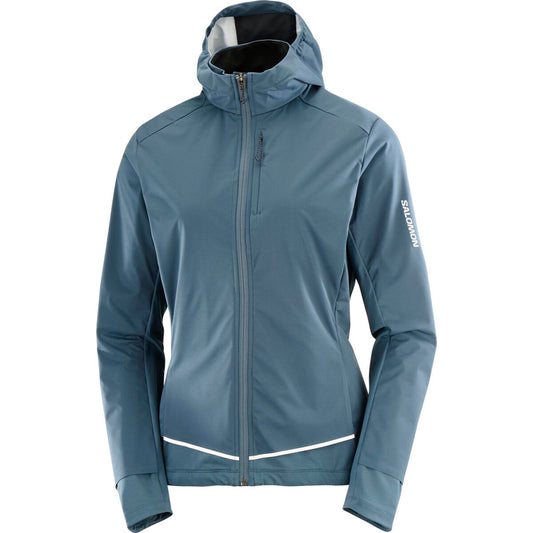 Salomon Damenlaufjacke Light Shell Jkt – dunkel / 36