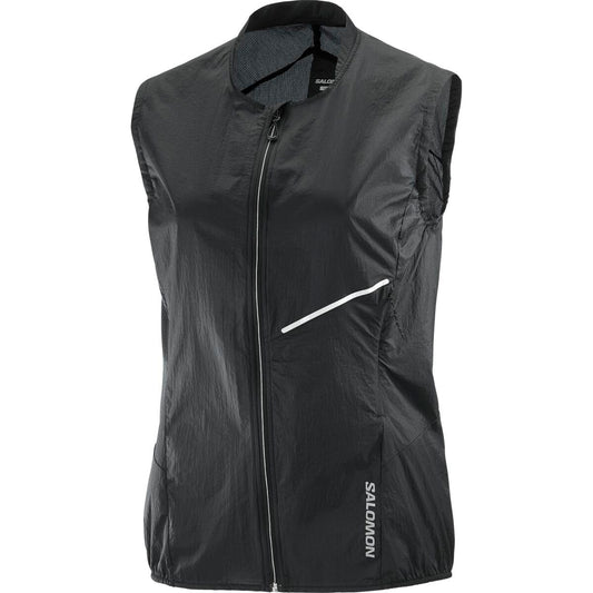 Salomon Damenweste Sense Aero Wind Vest – schwarz / 34