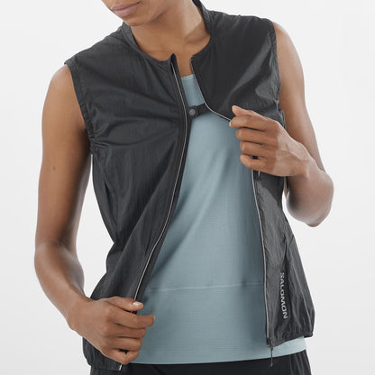 Salomon Damenweste Sense Aero Wind Vest - machsport