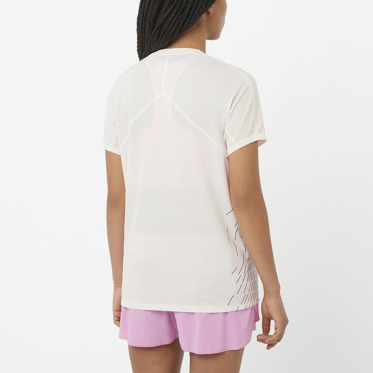 Salomon Damenlaufshirt T-Shirt Sense Aero SS Tee GFX - machsport