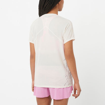 Salomon Damenlaufshirt T-Shirt Sense Aero SS Tee GFX - machsport