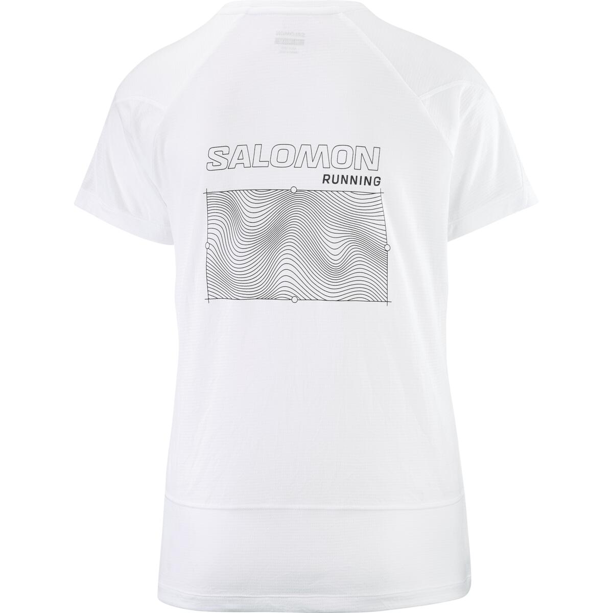 Salomon Damenshirt Cross Run Tee SS GFX - machsport – Bild 