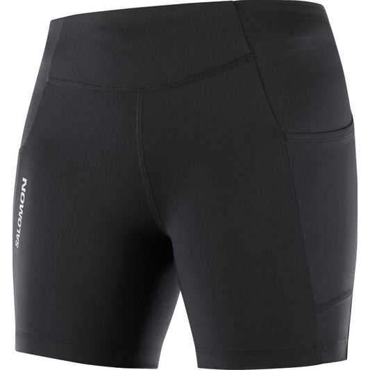 Salomon Damenhose Cross Run Short Tight – schwarz / 38