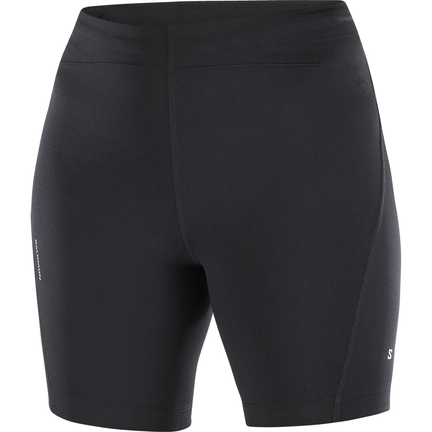 Salomon Shakeout Short Tight 6, Damen Laufshorts Tight für Running m, deep black - machsport