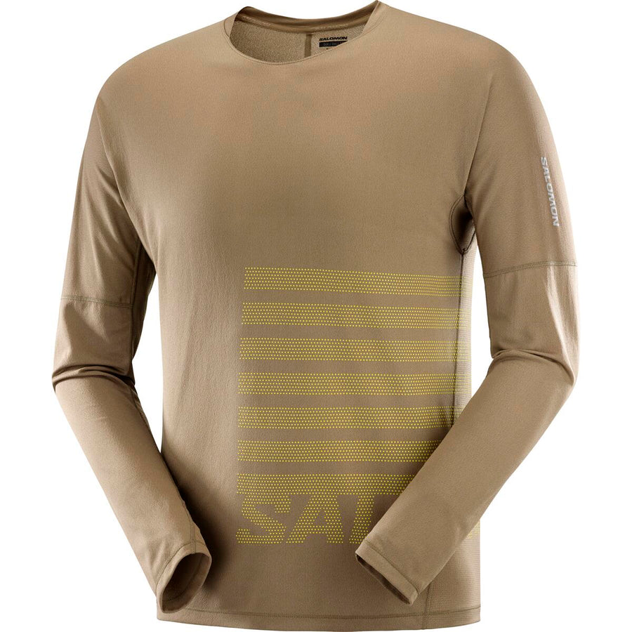 Salomon Herrenlangarmshirt Sense Aero LS TEE GFX - machsport
