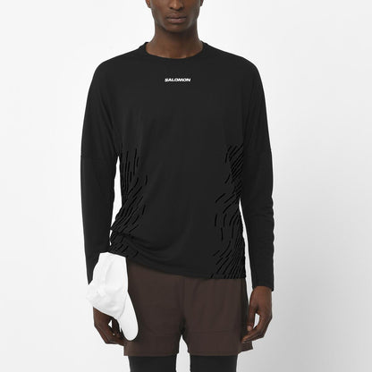 Salomon Herrenlangarmshirt Sense Aero LS Tee GFX - machsport
