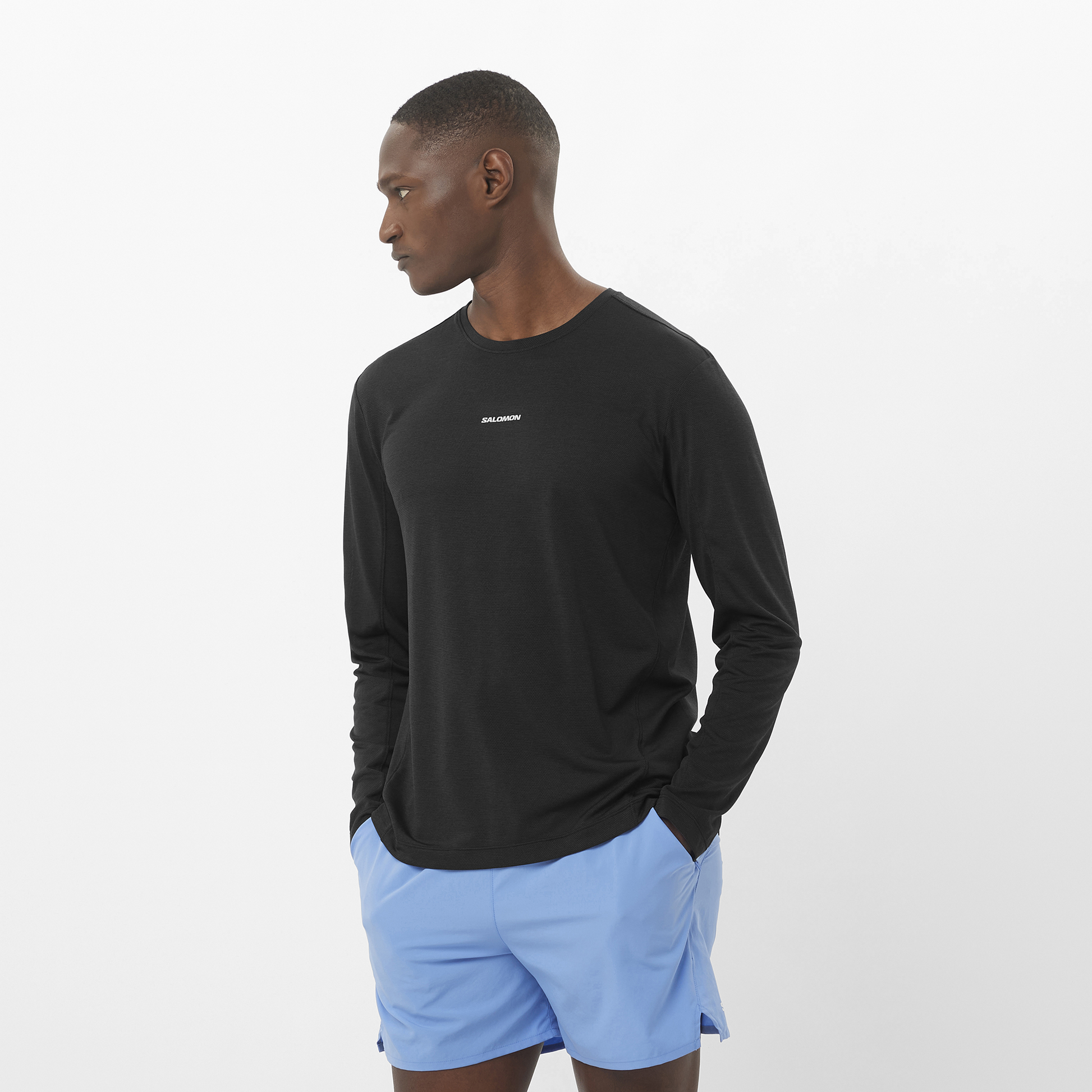 Salomon Herrenshirt SHKout Core LS Tee - machsport – Bild 