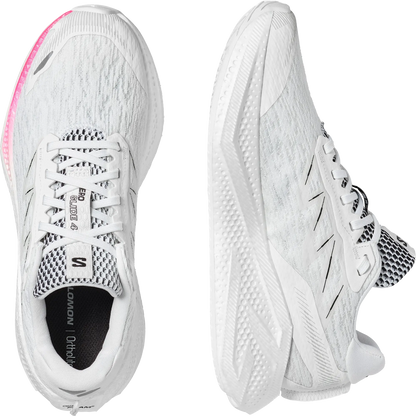 Salomon Herrenlaufschuhe Schuhe Aero Glide 4, Gravel-Laufschuhe für Straße und Gelände mit maximaler Dämpfung, white/white - machsport