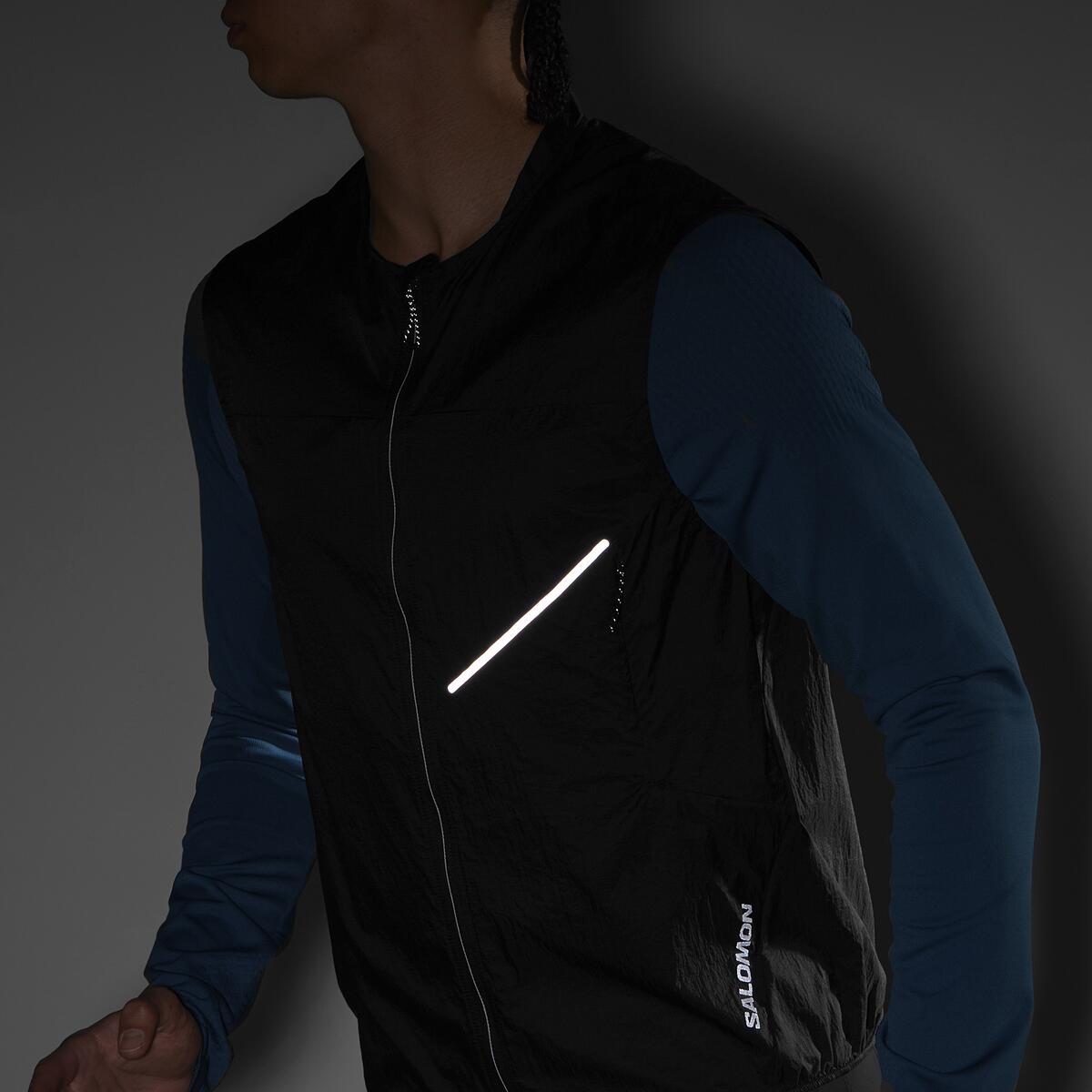 Salomon Herrenweste Sense Aero Wind Vest - machsport – Bild 