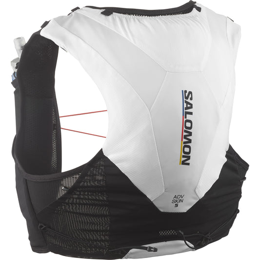Salomon Trinkrucksack ADV 5 Race Flag – schwarzweiß / S