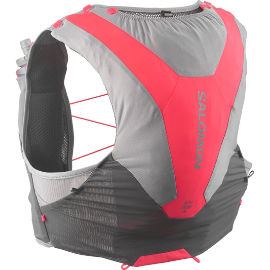 Salomon Trinkrucksack ADV Skin 5 Set – grau / M