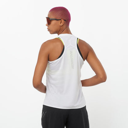 Salomon Damenshirt Sense Aero Singlet GFX - machsport