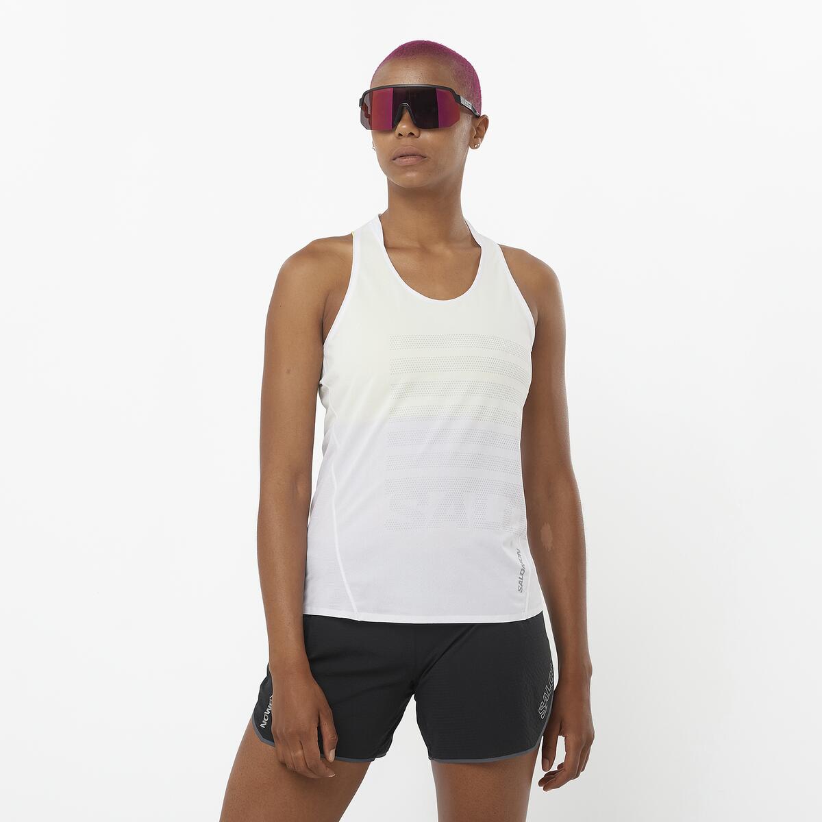 Salomon Damenshirt Sense Aero Singlet GFX - machsport
