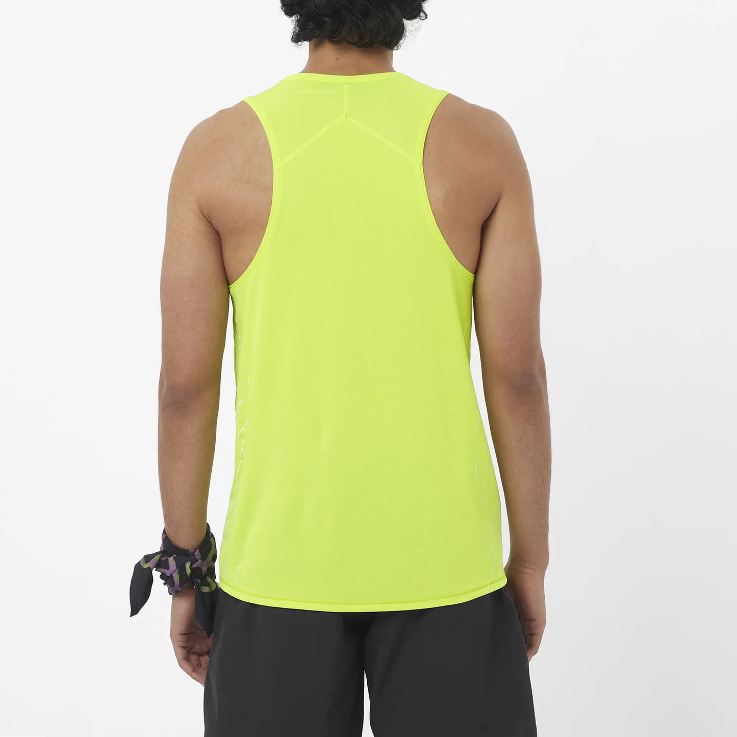 Salomon Herrenlaufshirt Sense Aero Singlet, leichtes Running Singlet für schnelle Läufe und hohe Atmungsaktivität, butterfly - machsport