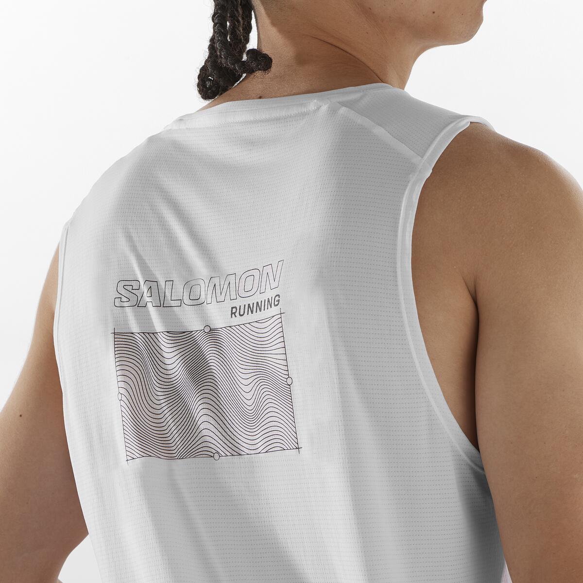 Salomon Herrenshirt Cross Run Tank GFX M - machsport
