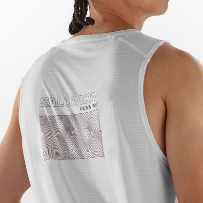 Salomon Herrenshirt Cross Run Tank GFX M - machsport