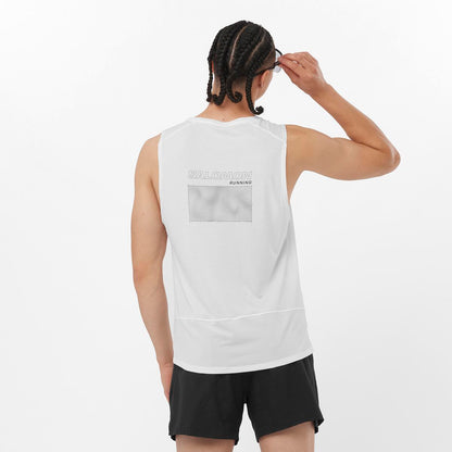 Salomon Herrenshirt Cross Run Tank GFX M - machsport