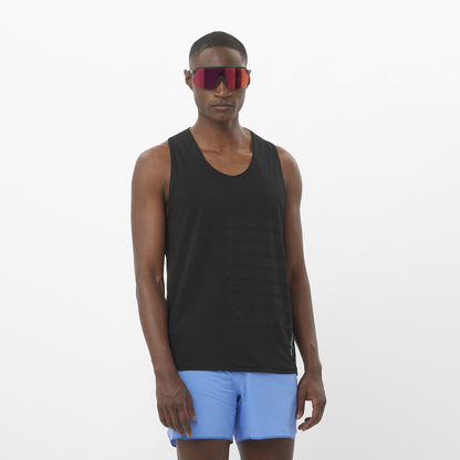 Salomon Herrenshirt Sense Aero Singlet GFX - machsport