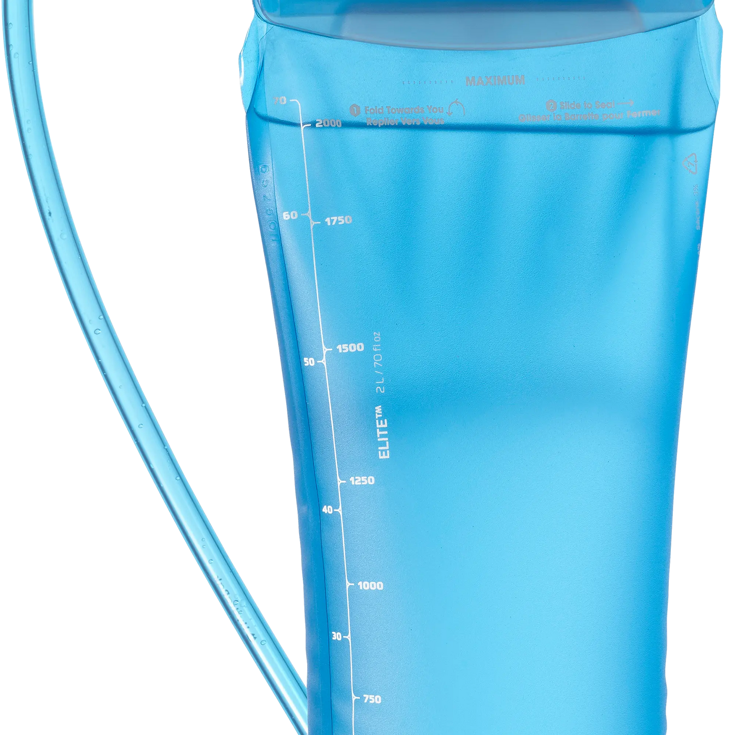 Salomon Trinkblase Soft Reservoir 2l U, Trinkreservoir für Wandern mit 2 Liter Volumen und hoher Durchflussrate - machsport
